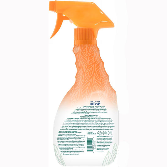 TropiClean Natural* Flea + Tick Dog Spray