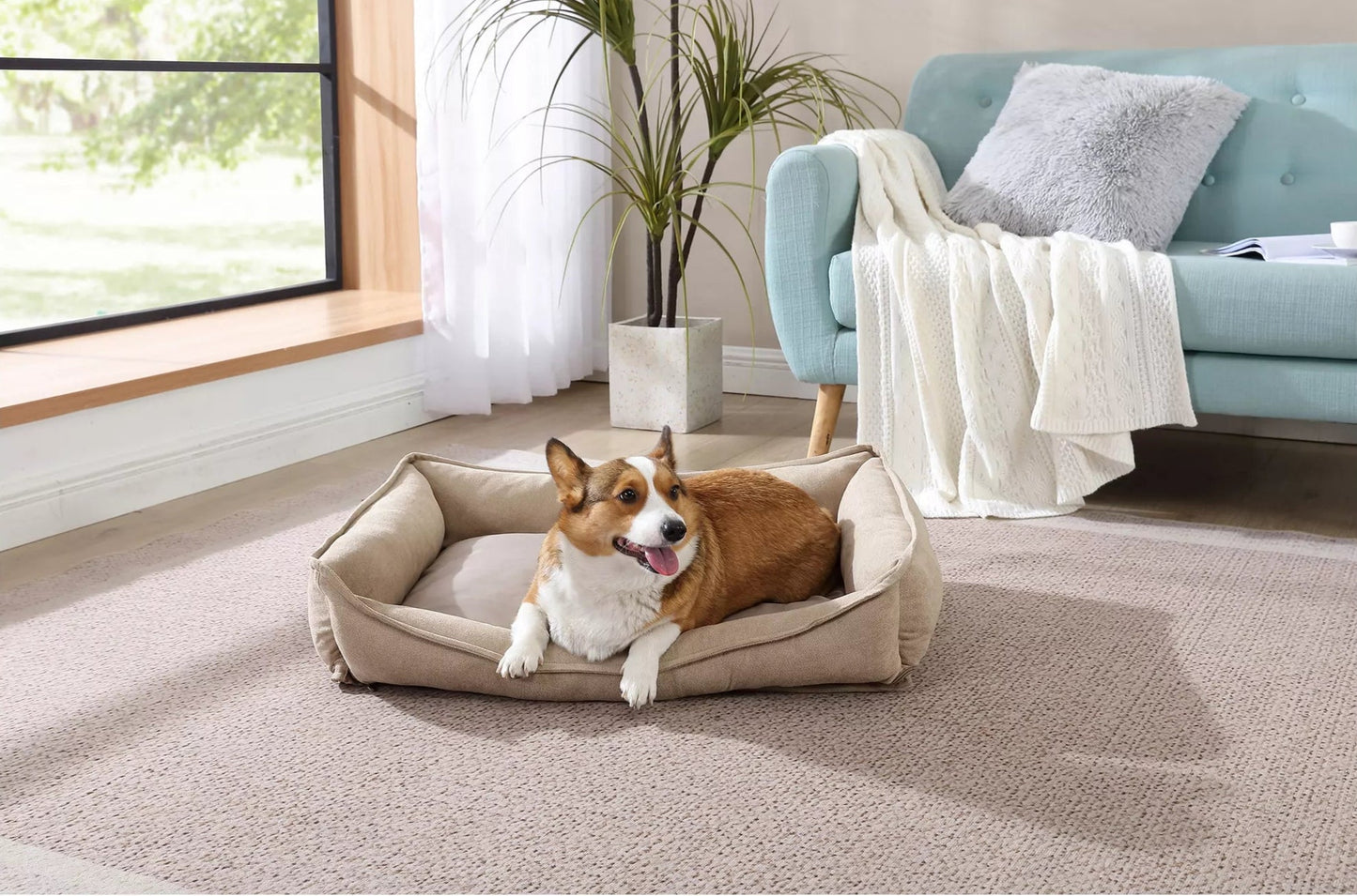 Orthopedic Eco-Friendly Memory Foam Dog Bed