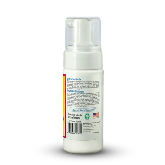 Earthbath Hypoallergenic Grooming Foam For Cats Fragrance-Free 4 oz.