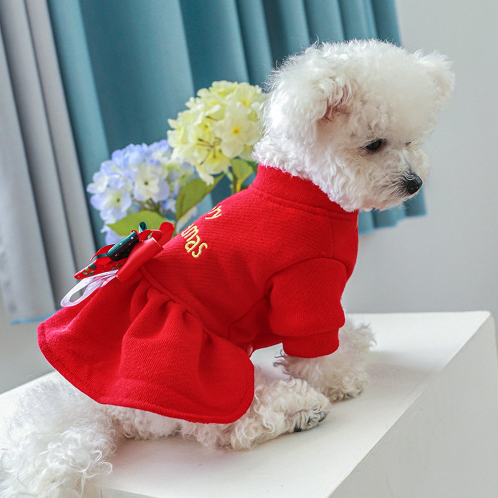 Cute Christmas Dress  with Bow