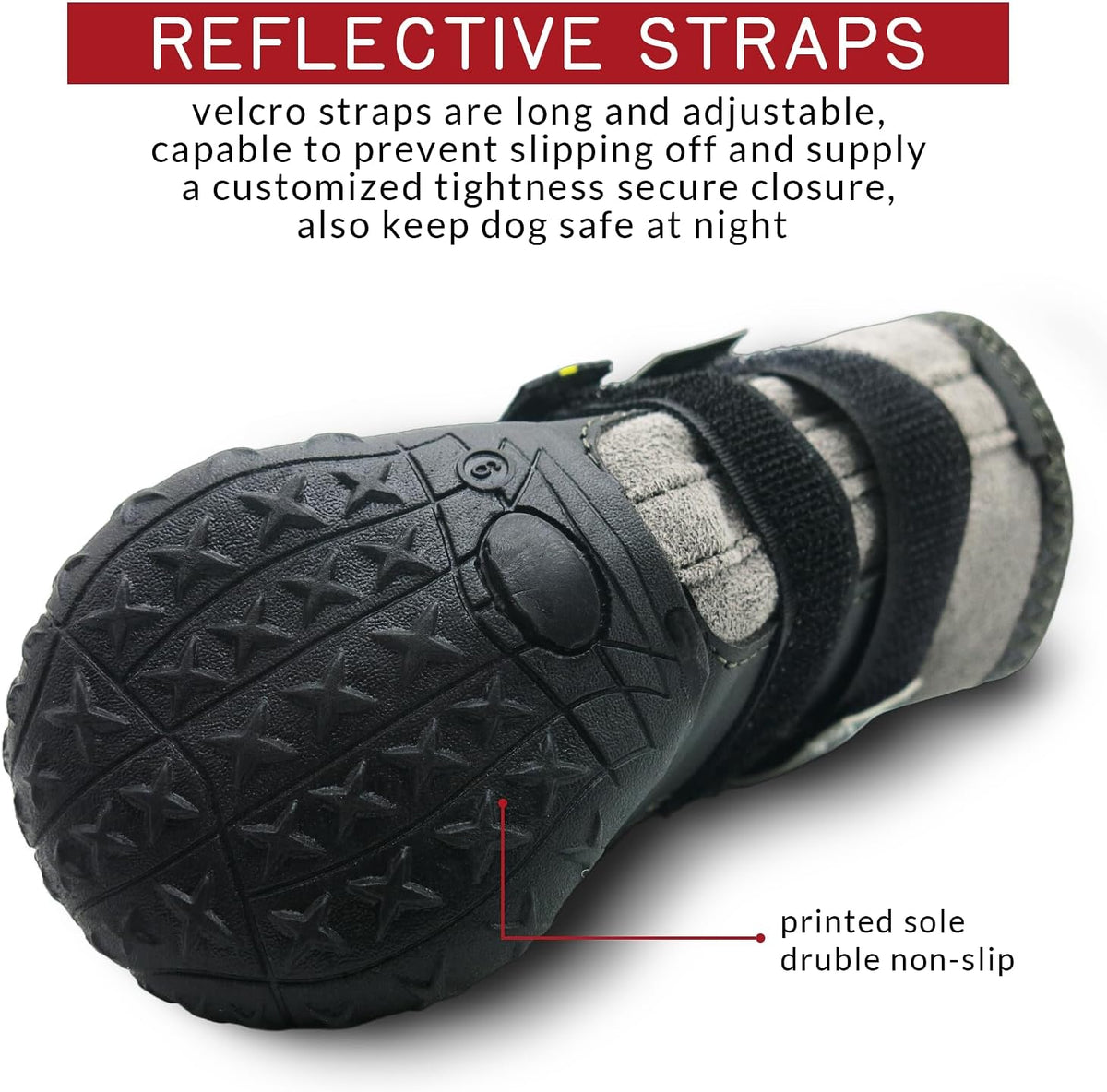 Zapatos antideslizantes y transpirables para perros