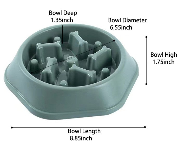 Slow Feeder Dog Bowl