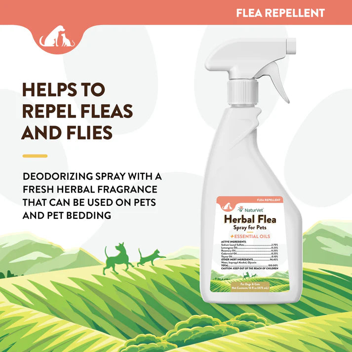 Herbal Flea Spray - For Dogs and Cats…