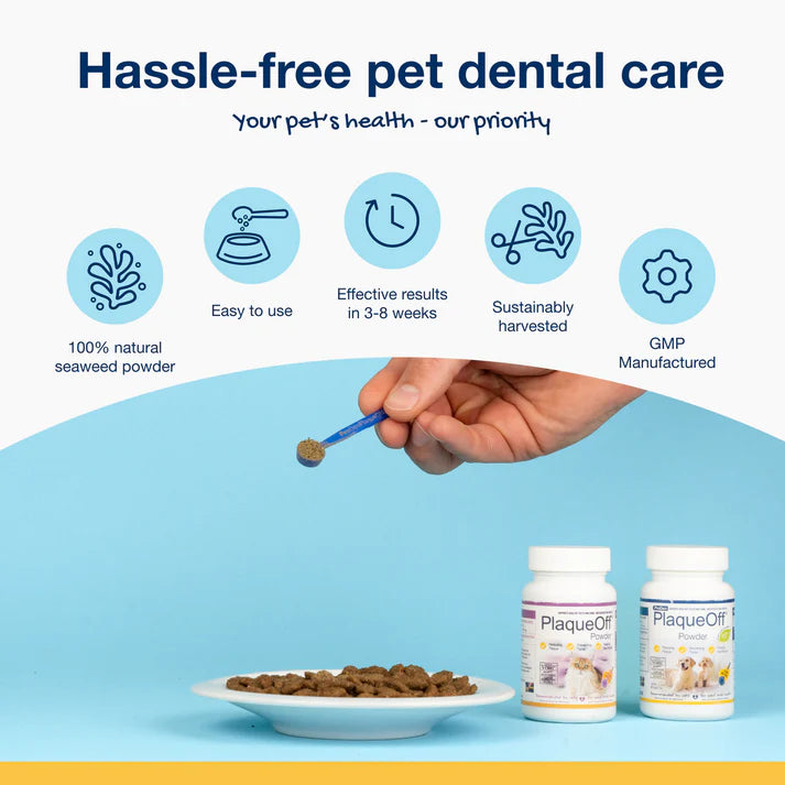 ProDen PlaqueOff® Polvo para perros y gatos