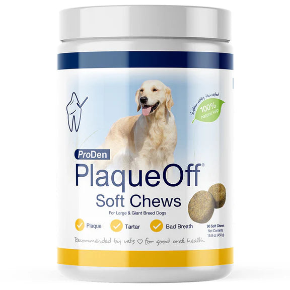 ProDen PlaqueOff® Chew Suave para Perros de Razas Grandes y Gigantes