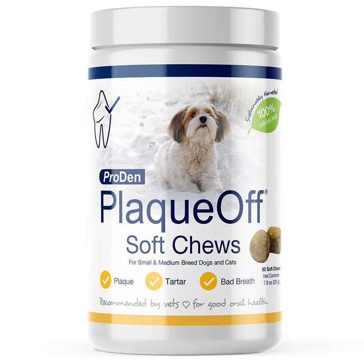 ProDen PlaqueOff® Chew Suave para Perros de Razas Pequeñas y Medianas