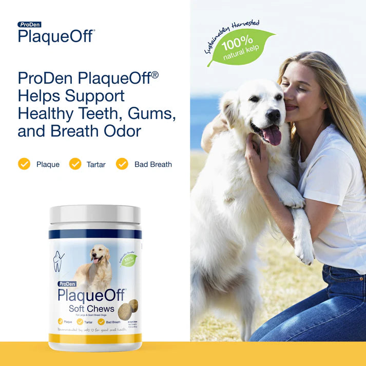 ProDen PlaqueOff® Chew Suave para Perros de Razas Grandes y Gigantes