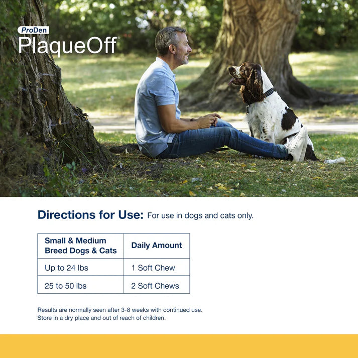 ProDen PlaqueOff® Chew Suave para Perros de Razas Pequeñas y Medianas