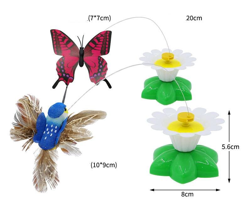 Butterfly Battery Powered Teasing Cat Toy