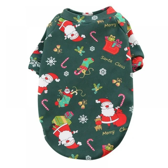 Here Comes Santa Claus Dog Pet Jumper Sweater