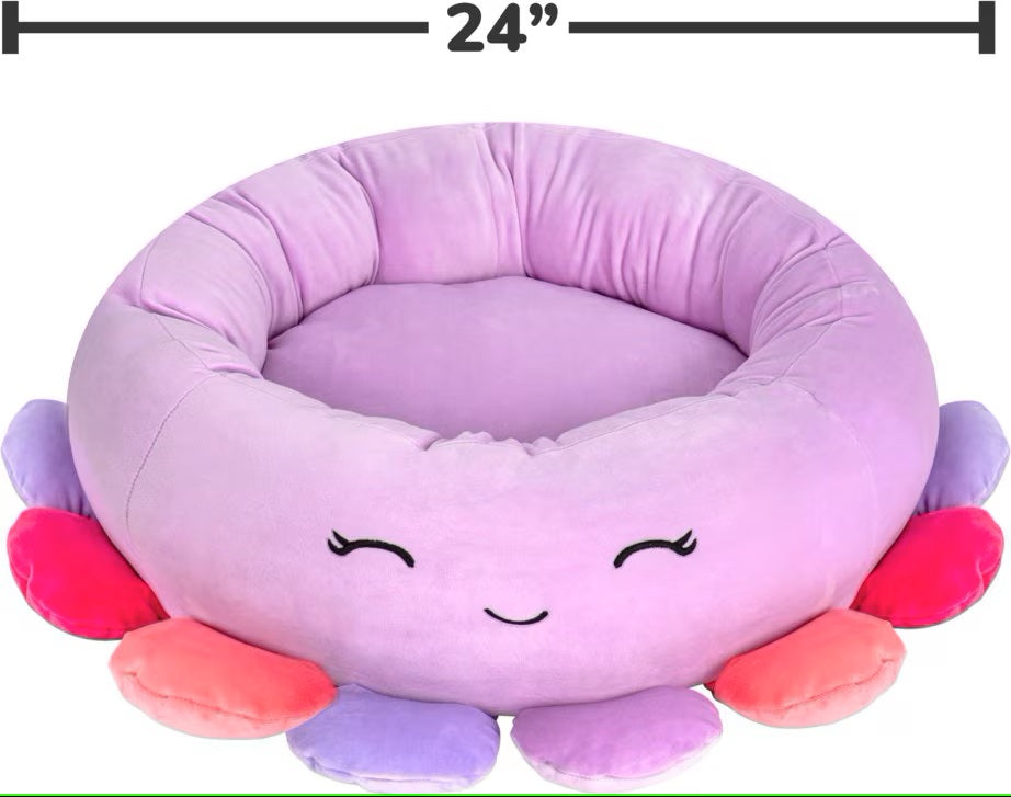 Squishmallows Beula the Octopus Cat & Dog Bed