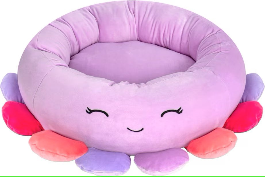 Squishmallows Beula the Octopus Cat & Dog Bed