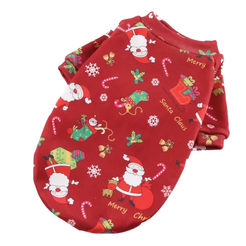 Here Comes Santa Claus Dog Pet Jumper Sweater