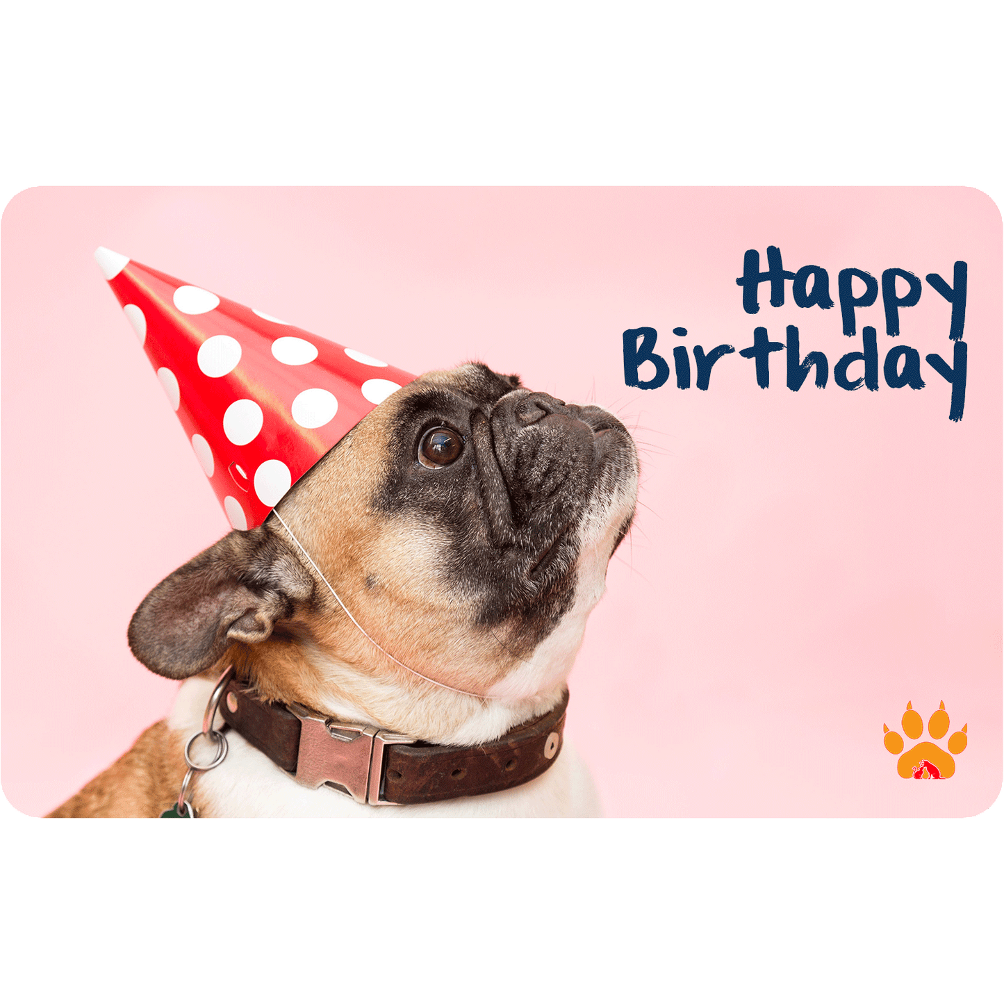 Happy Birthday - Paws and Claws Digital Gift Card