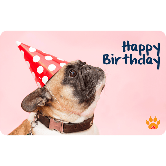 Happy Birthday - Paws and Claws Digital Gift Card