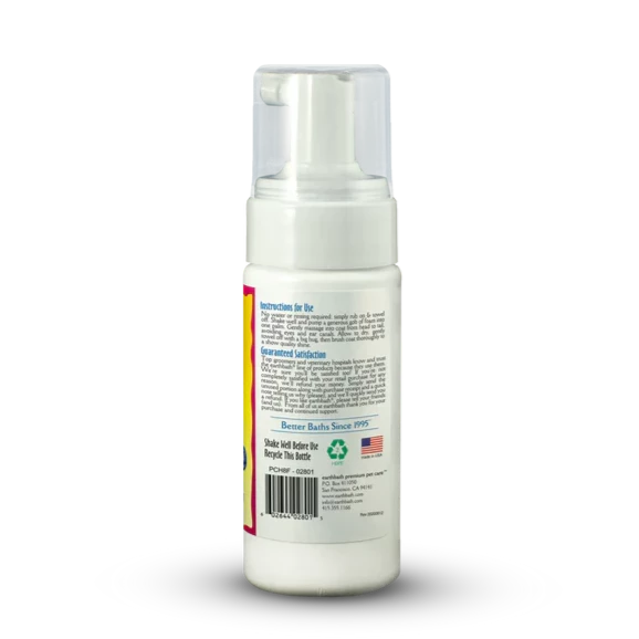 Earthbath Hypoallergenic Grooming Foam For Cats Fragrance-Free 4 oz.